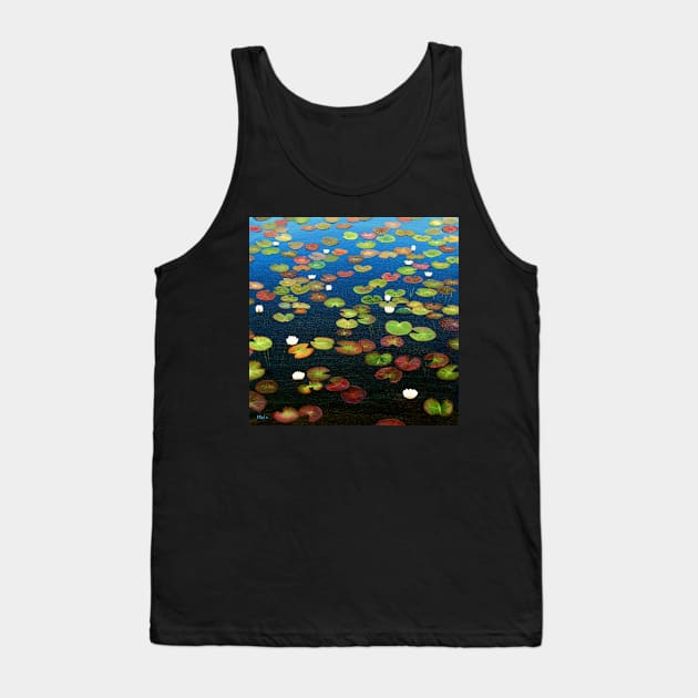 North Uist Waterlilies Tank Top by richardpaul